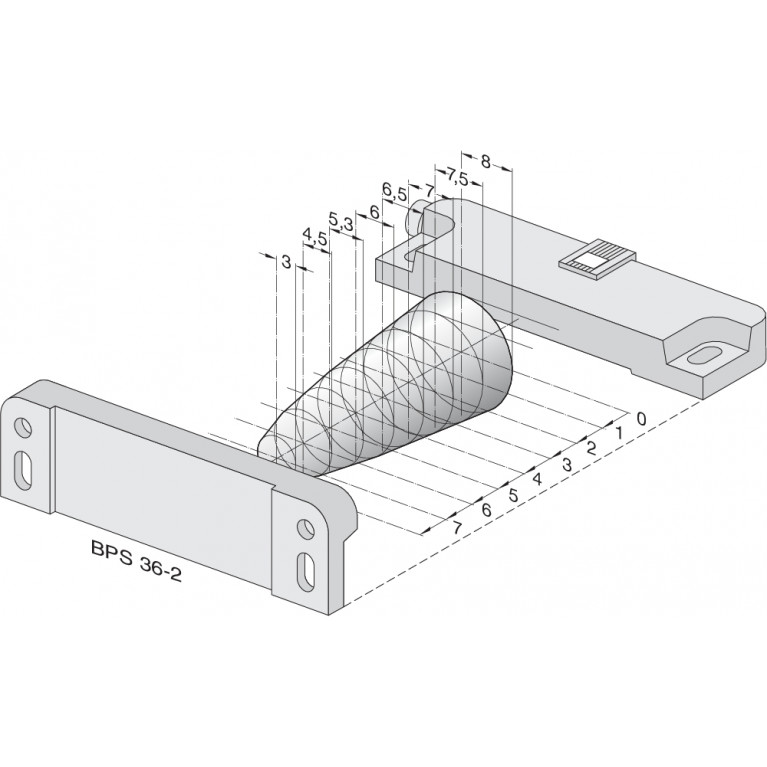 Магнитный датчик BNS 36-11/01ZG-ST-R