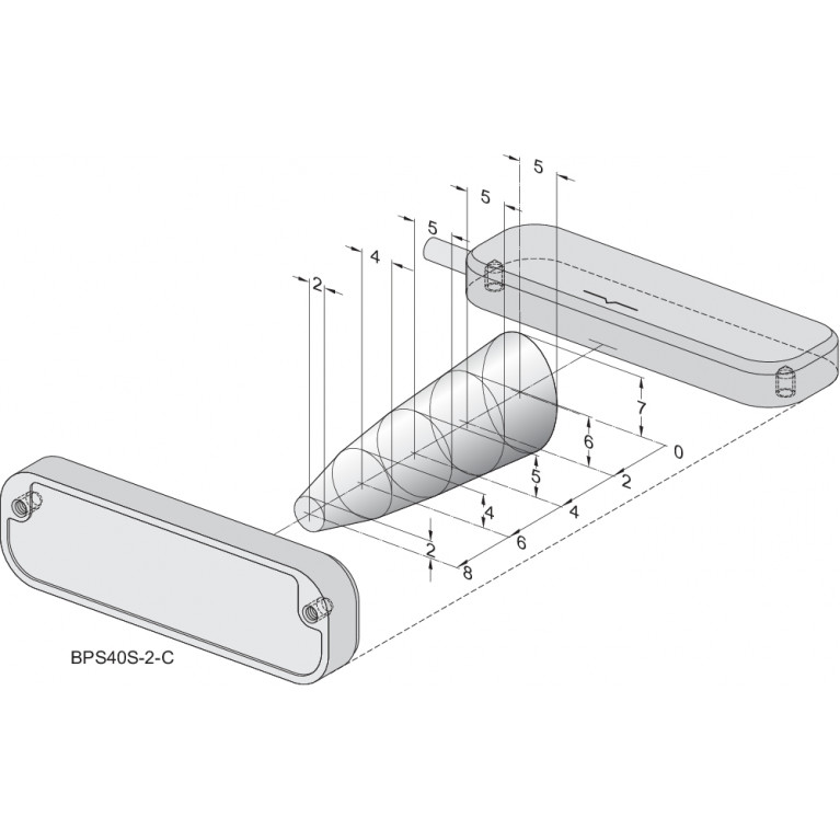 Магнитный датчик BPS 40S-2-C