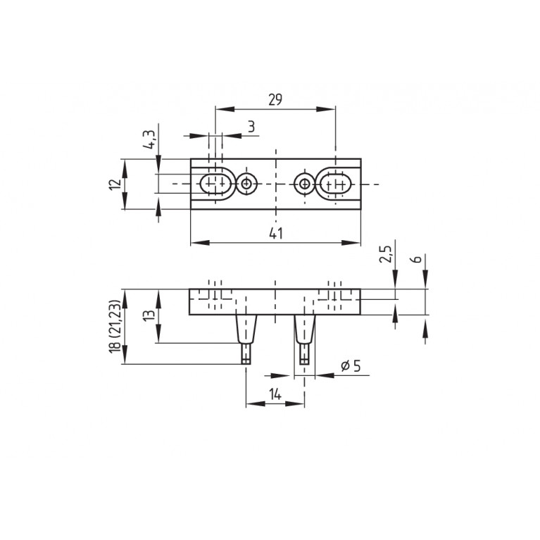 Лифтовый замок AZ 06-13 B/23 CONTACT BRIDGES