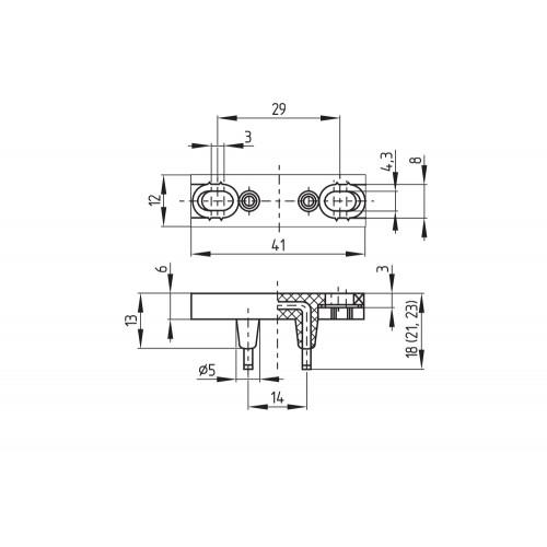 Лифтовый замок AZ 07-14 B/18 CONTACT BRIDGES KPL.