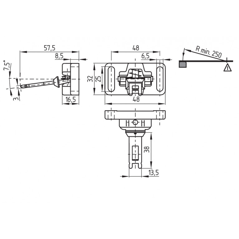Актуатор AZM190-B3/1x7,5