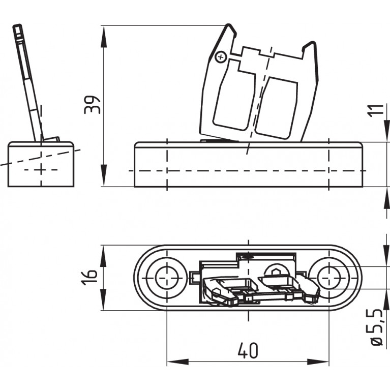 Электромагнитный блокиратор AZM 161SK-12/12RI-024-B6L