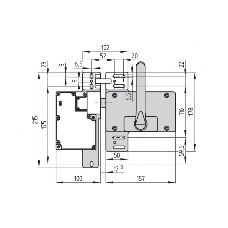 Актуатор AZM 161-STS30-07