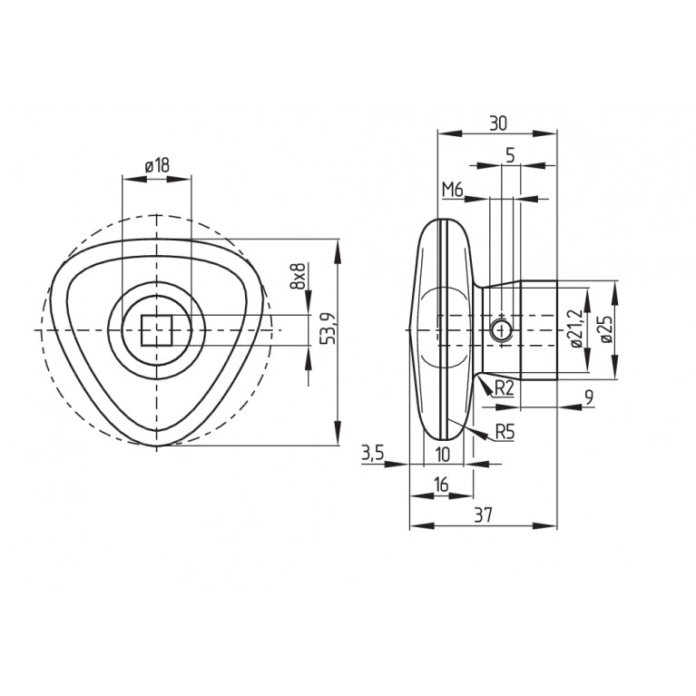Электромагнитный блокиратор AZ/AZM 200-B30-RTAG2P25