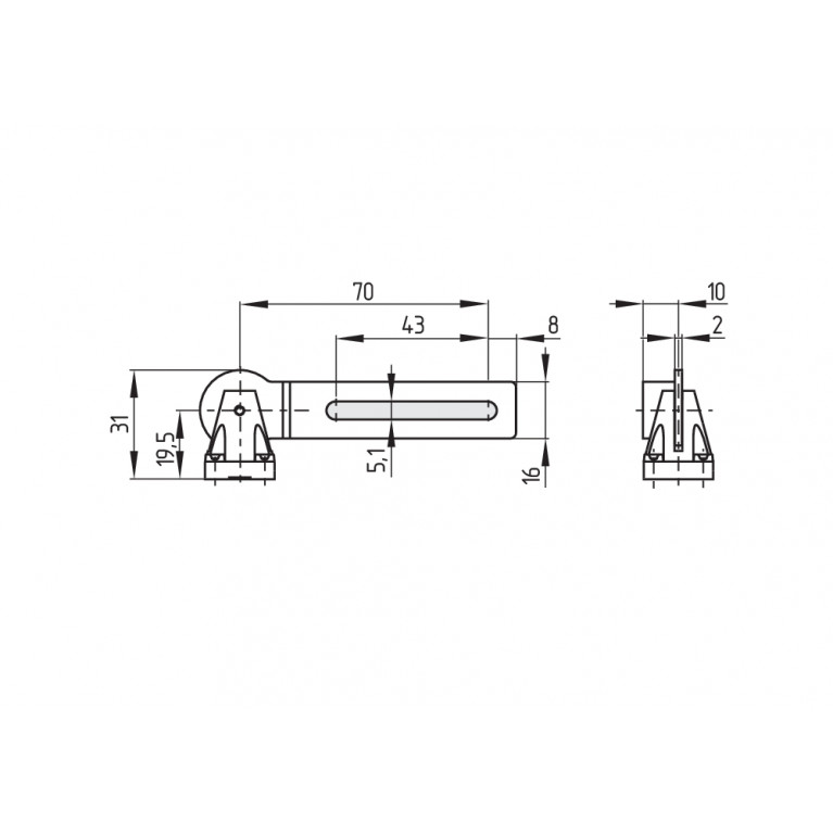 Шарнирный выключатель T3C 236-02Z-M20