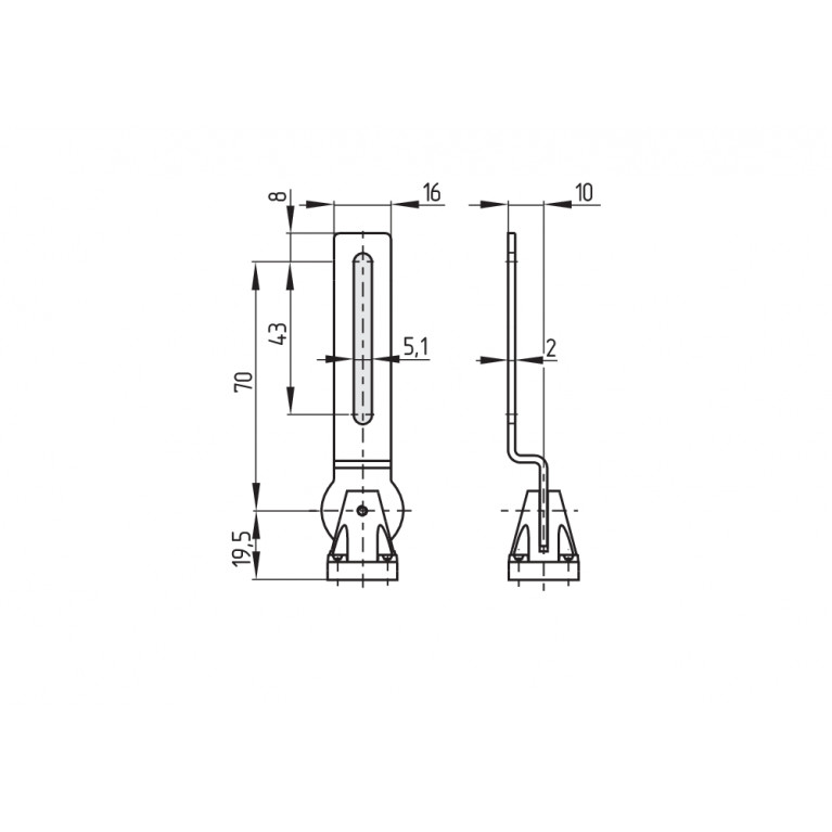 Шарнирный выключатель T4C 236-02Z-M20
