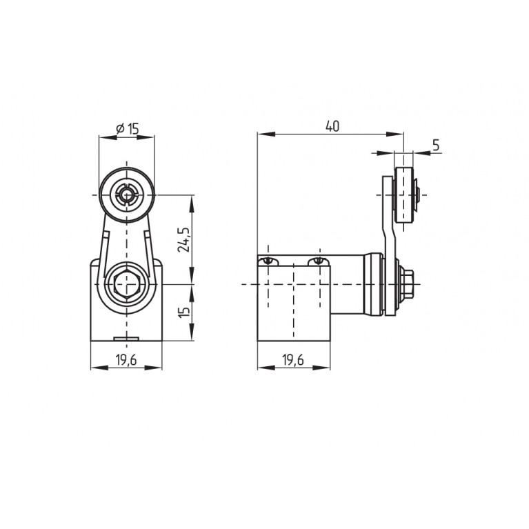 Позиционный выключатель ZV1H 236-02Z-ST