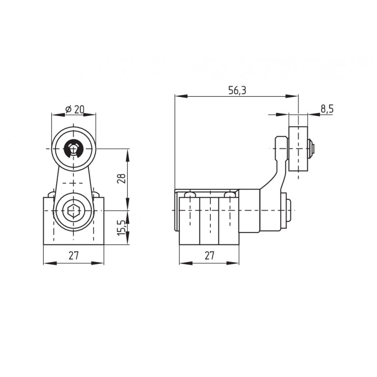 Позиционный выключатель T4VH 335-11ZUE-M20