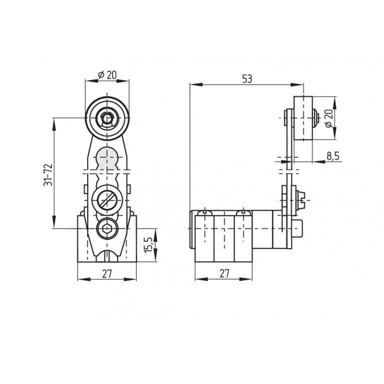 Позиционный выключатель T4V7H 335-12Z-RMS-2138