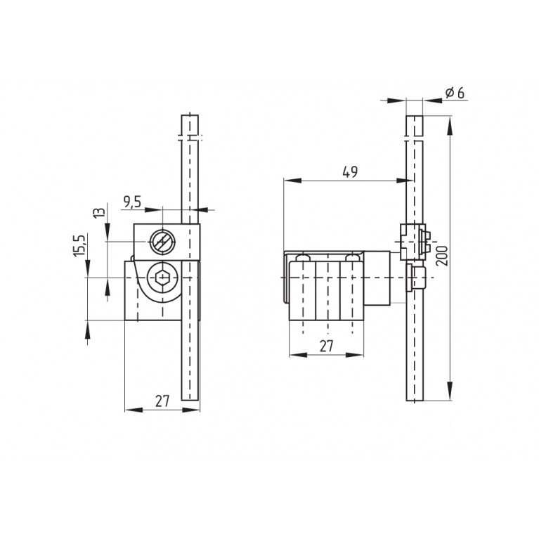 Позиционный выключатель Z4V10H 335-02Z-M20