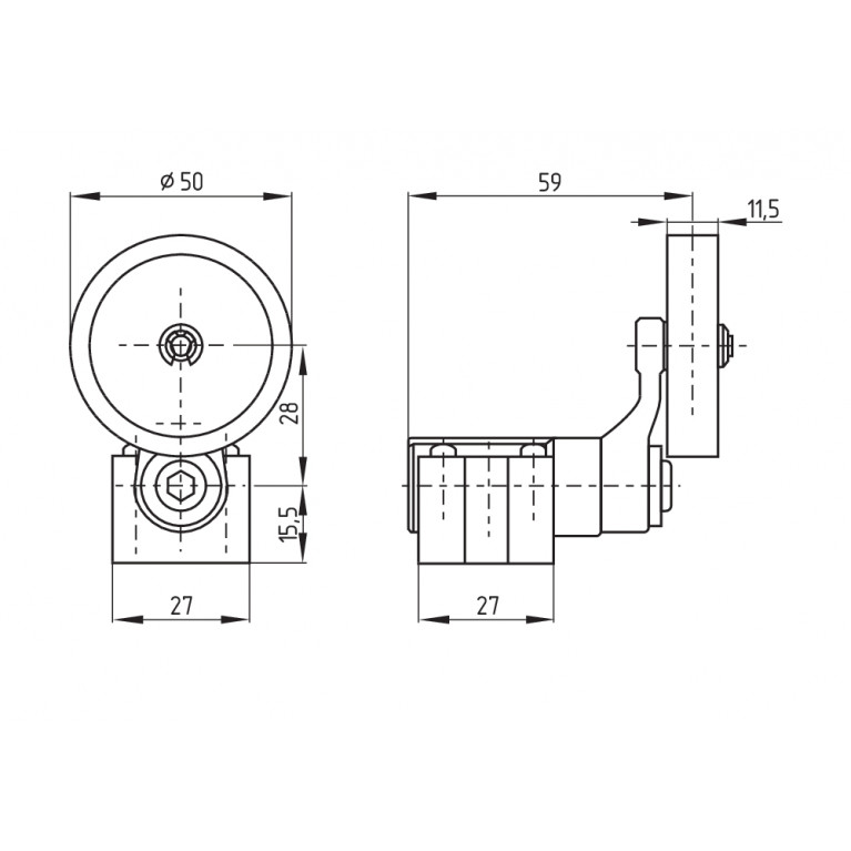 Позиционный выключатель Z4VH 336-11Z-M20-1058