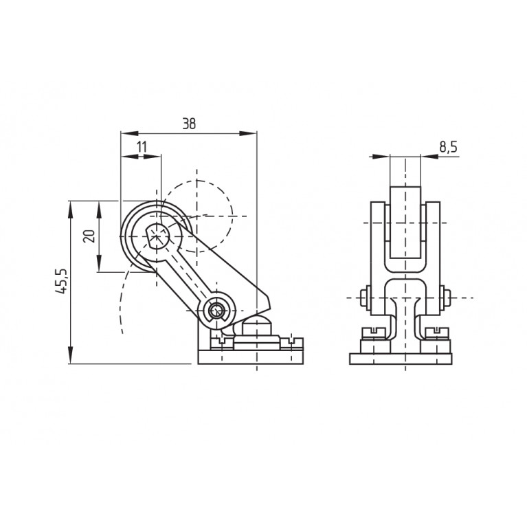 Позиционный выключатель M3K 330-11Y-M20