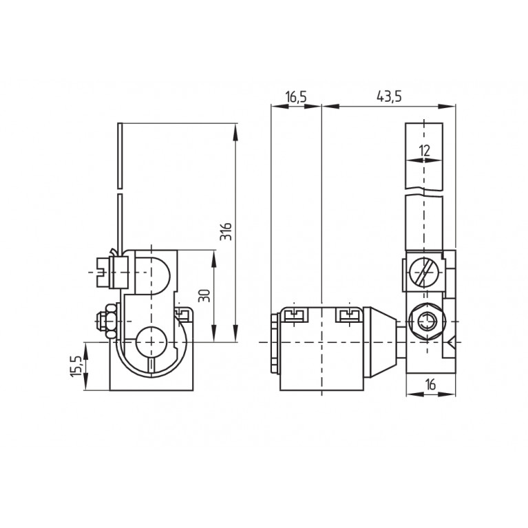 Позиционный выключатель MV6H 330-11Y-M20