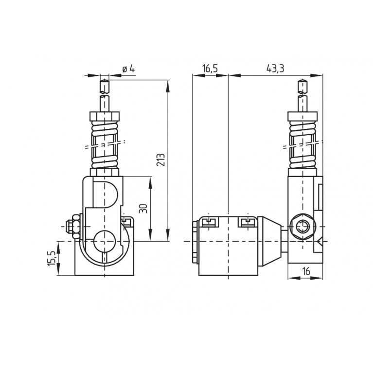 Позиционный выключатель MV4H 330-11Y-M20