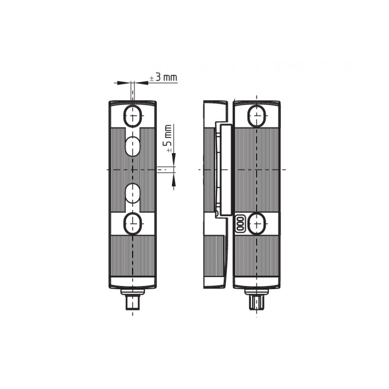 Электромагнитный блокиратор MZM 120 BM ST2-1P2PW2RE-A