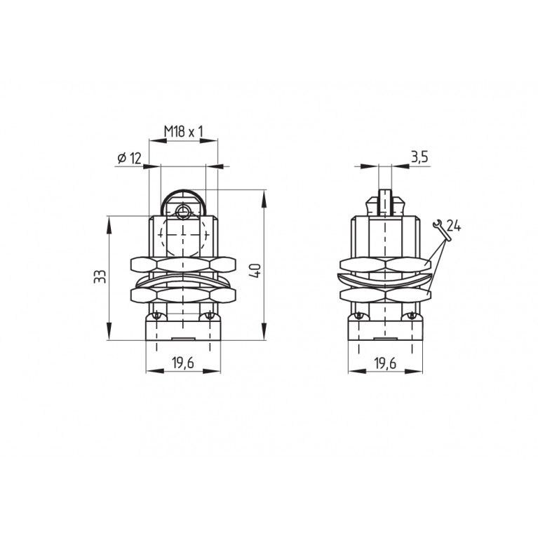 Позиционный выключатель T4R 235-11Z-M20