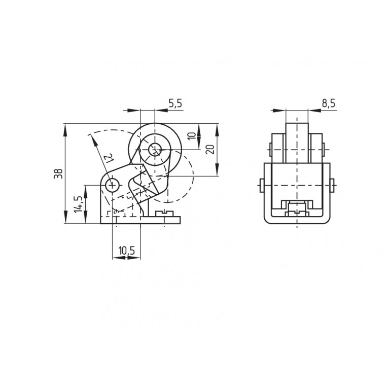 Позиционный выключатель TK 015-11Y-M20