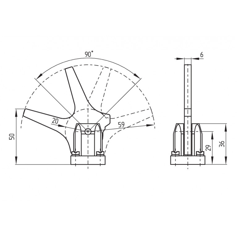 Позиционный выключатель M2C 461-22Y-M20