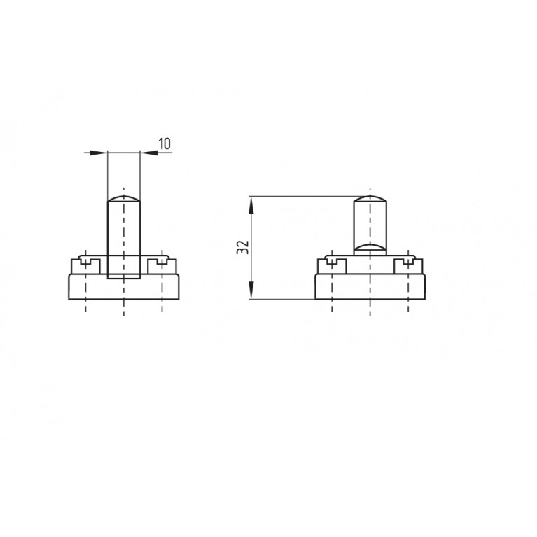 Позиционный выключатель T. 064-12Y-R=2X90GR.
