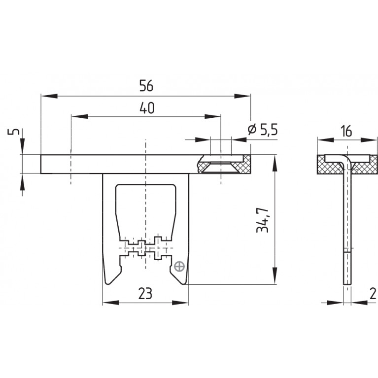 Электромагнитный блокиратор AZ 16-12ZIB1-M20