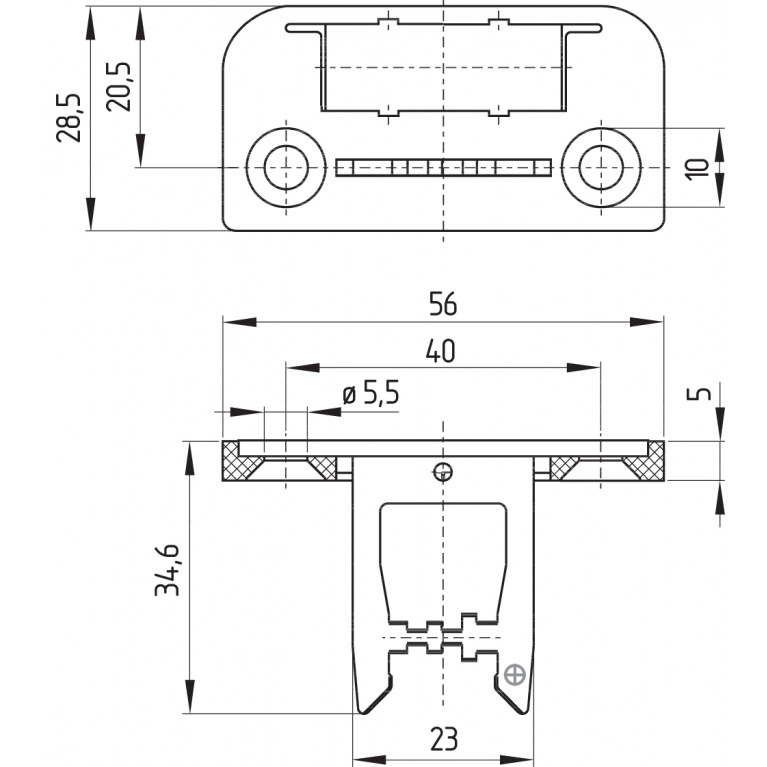 Электромагнитный блокиратор AZ 16-12ZIB1-M16-1747