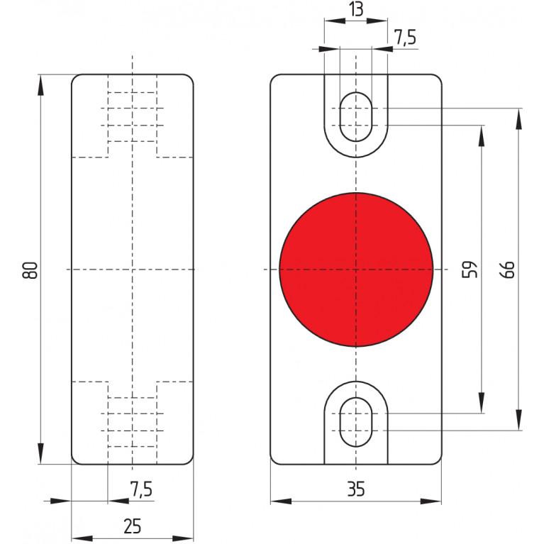 Магнитный датчик BP 22/2 N(S)