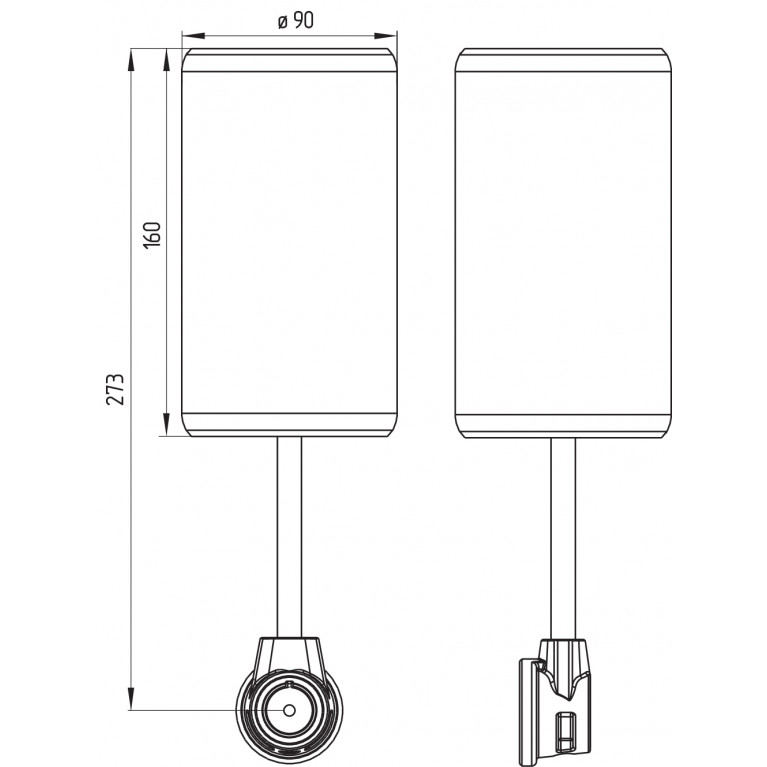 Позиционный выключатель BS-B90-150-RVA