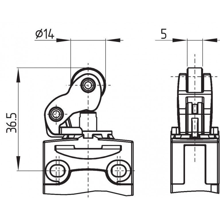 Позиционный выключатель PS116-T03-LR200-K210