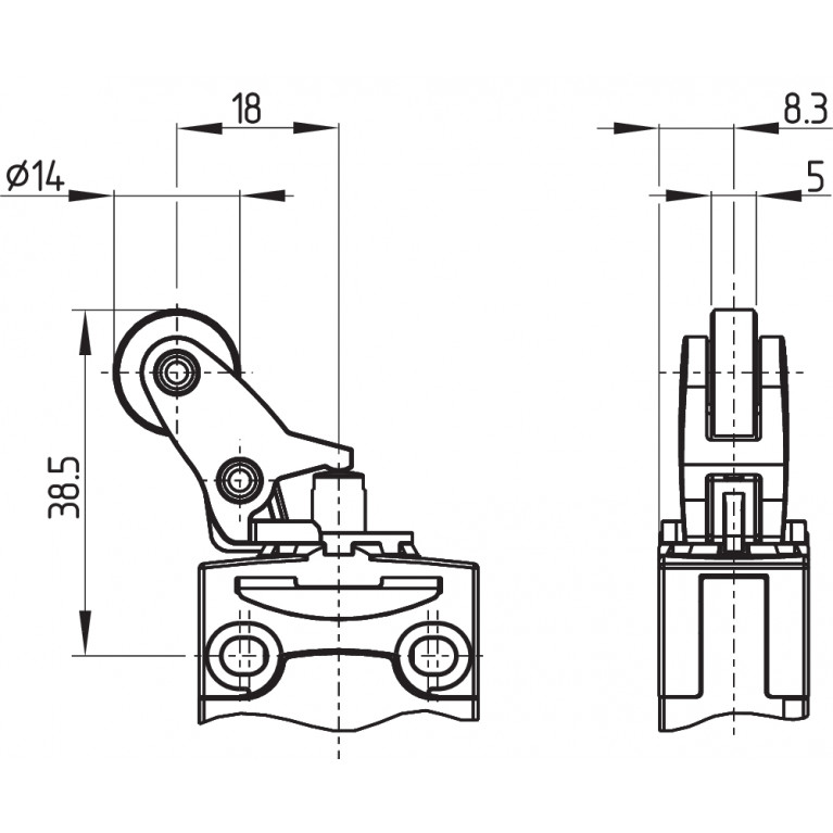 Позиционный выключатель PS116-T02-ST-K230
