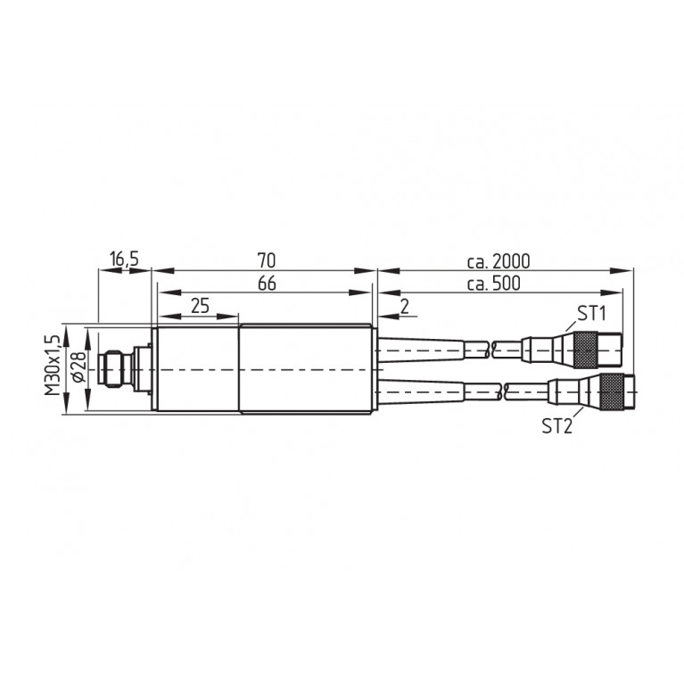 Кабель AST LC ST-AS