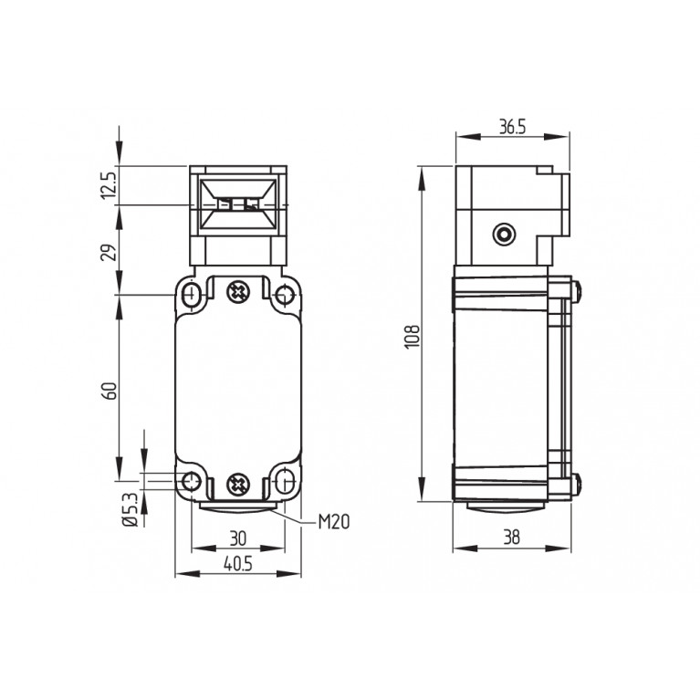 Электромагнитный блокиратор AZ 3350-03ZK