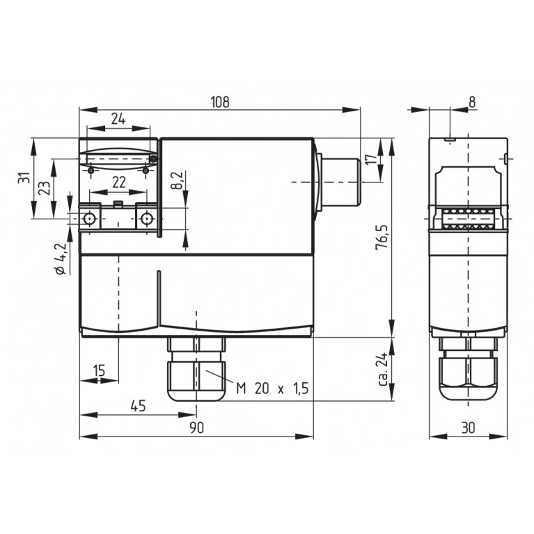 Электромагнитный блокиратор AZM 170SK-02ZRK-2197 230VAC