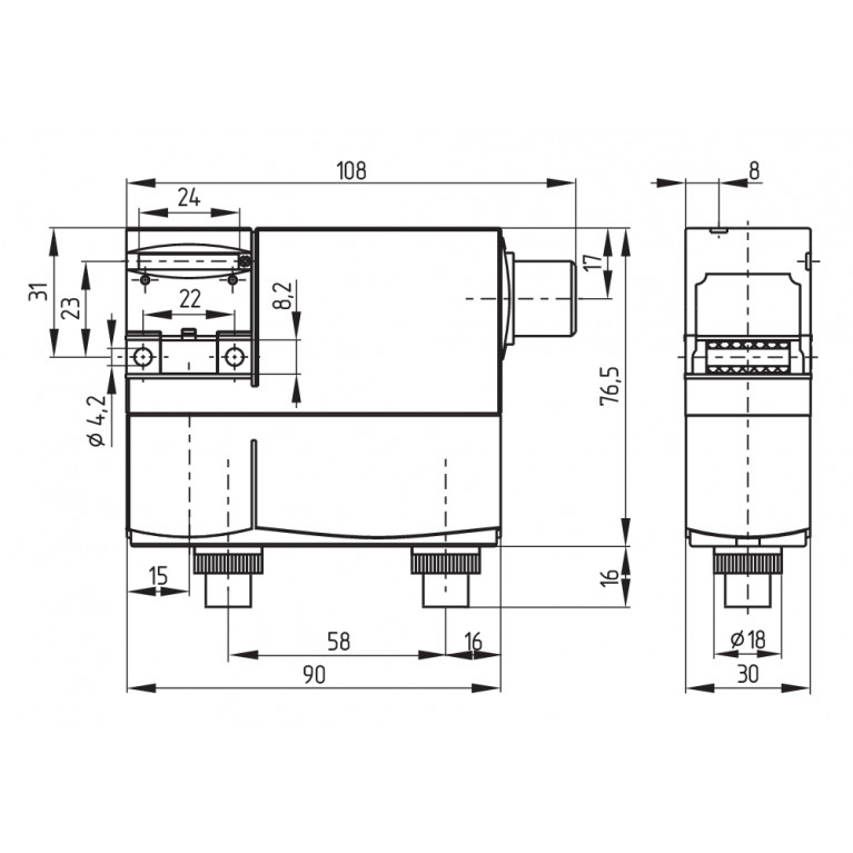 Электромагнитный блокиратор AZM 170ST-12/02ZRKA-1637 24VAC/DC