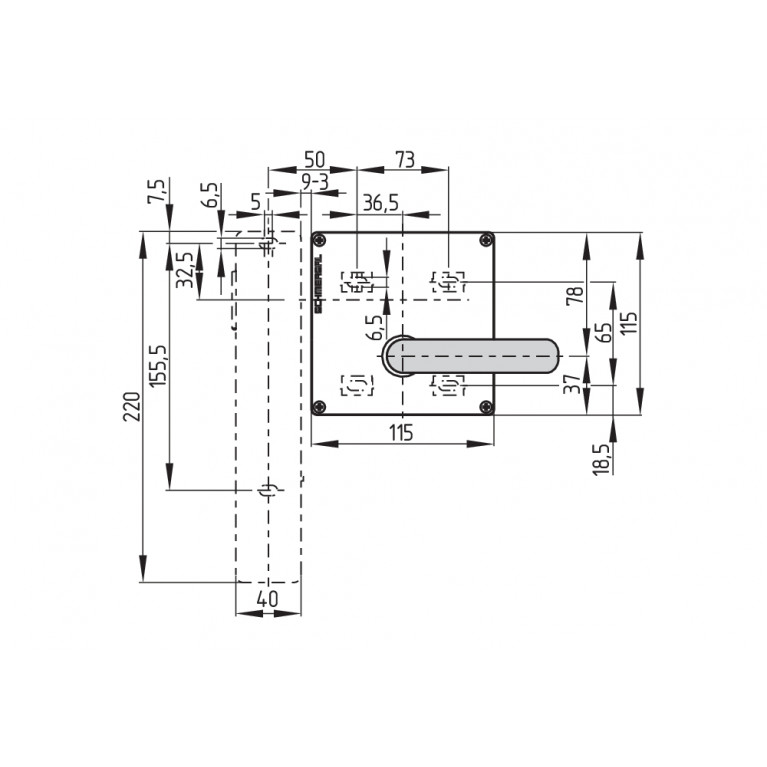 Электромагнитный блокиратор AZ/AZM 200-B30-RTAG1P30-SZ