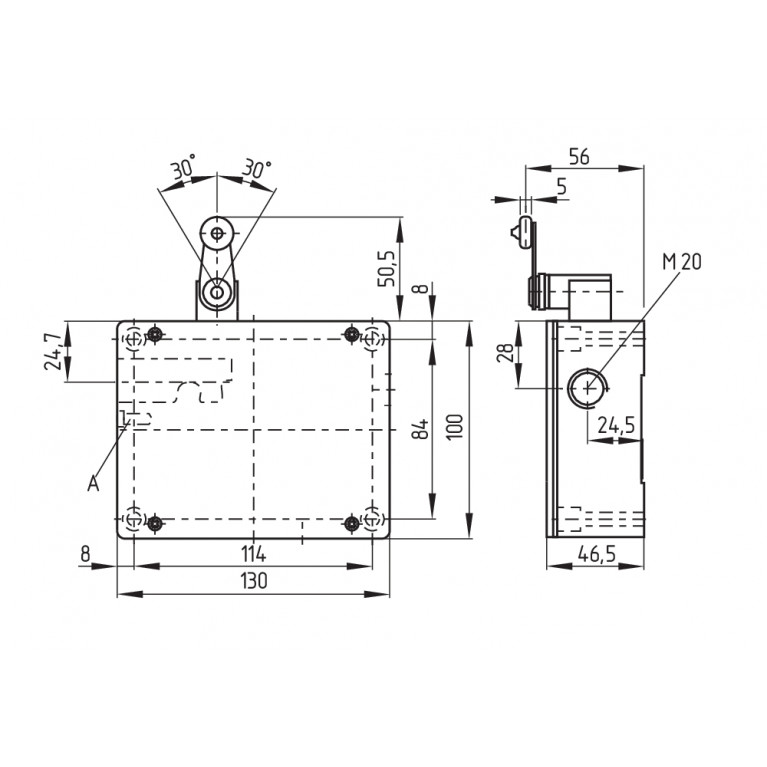 Электромагнитный блокиратор AZM 415-11/11ZPKA14H 24VA/C/DC