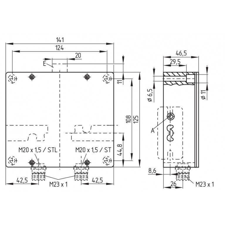 Электромагнитный блокиратор AZM 415-33ZPDKE 24VAC/DC
