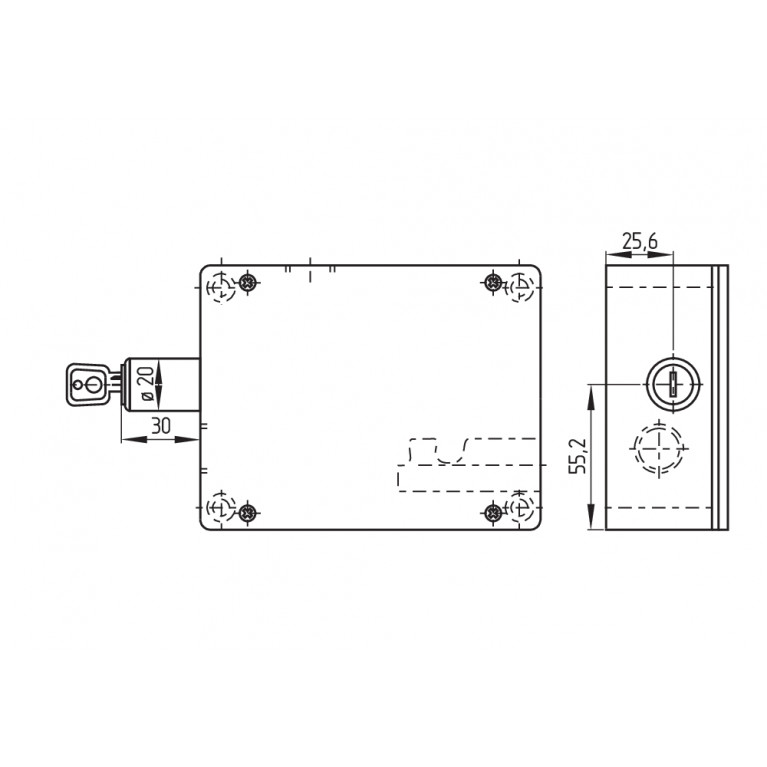Электромагнитный блокиратор AZM 415-02/11XPKRS 24VAC/DC