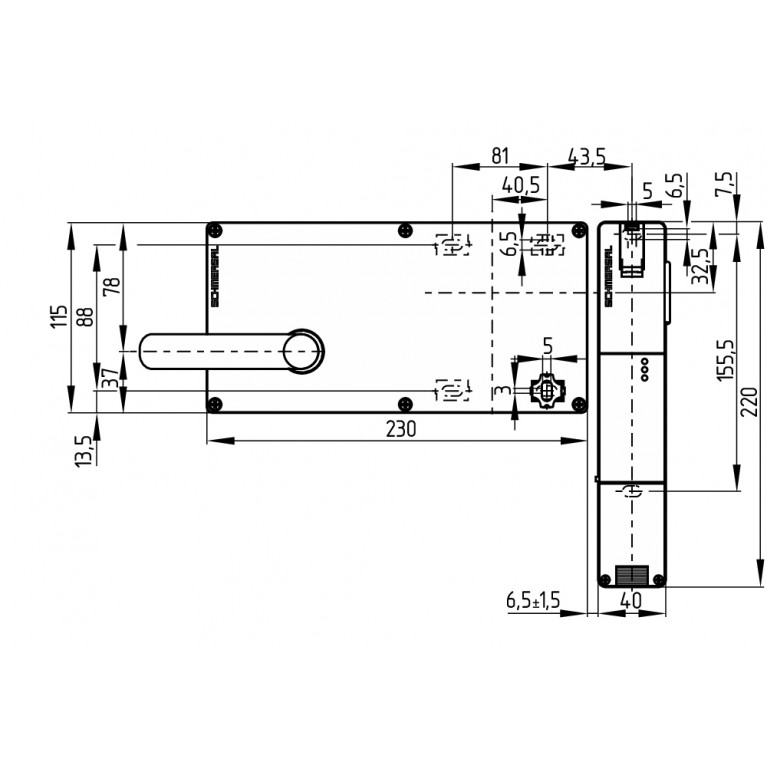 Электромагнитный блокиратор AZ/AZM 200-B40-LTAG1P1