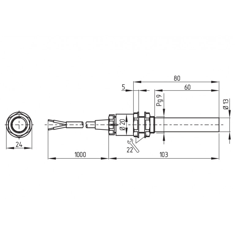 Магнитный датчик BN 650-01Z/V