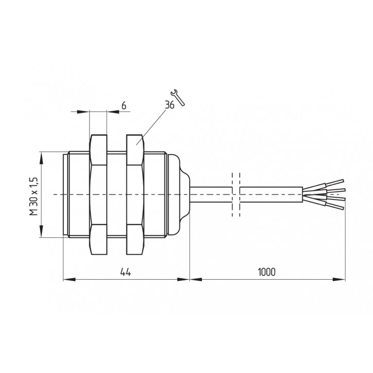 Магнитный датчик BNS 303-11ZG 15,0M