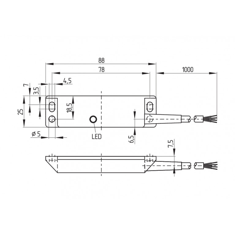 Магнитный датчик EX-BNS 33-02Z-2187-3G/D 15,0M