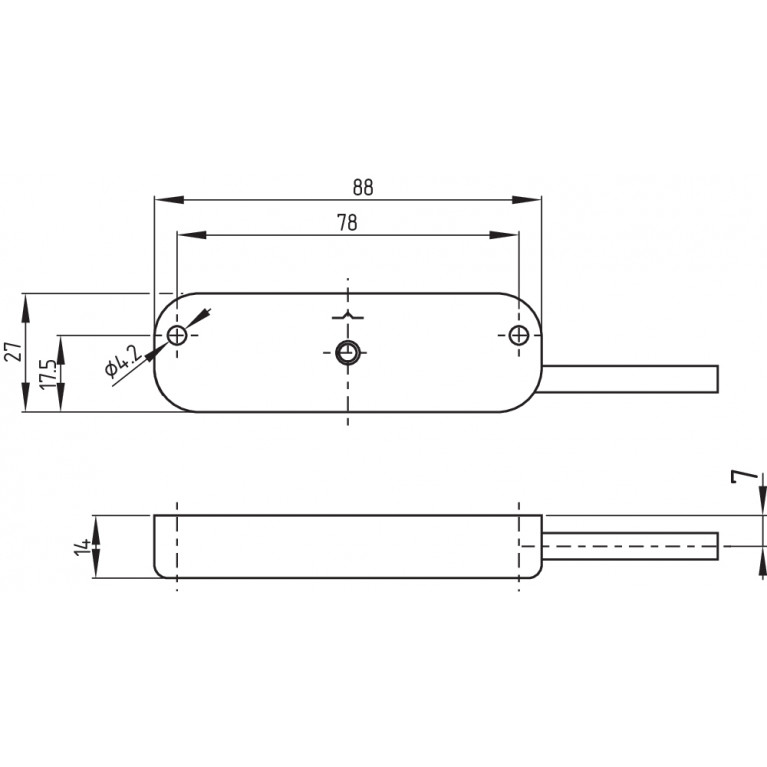 Магнитный датчик BNS 40S-12ZG 3,0M