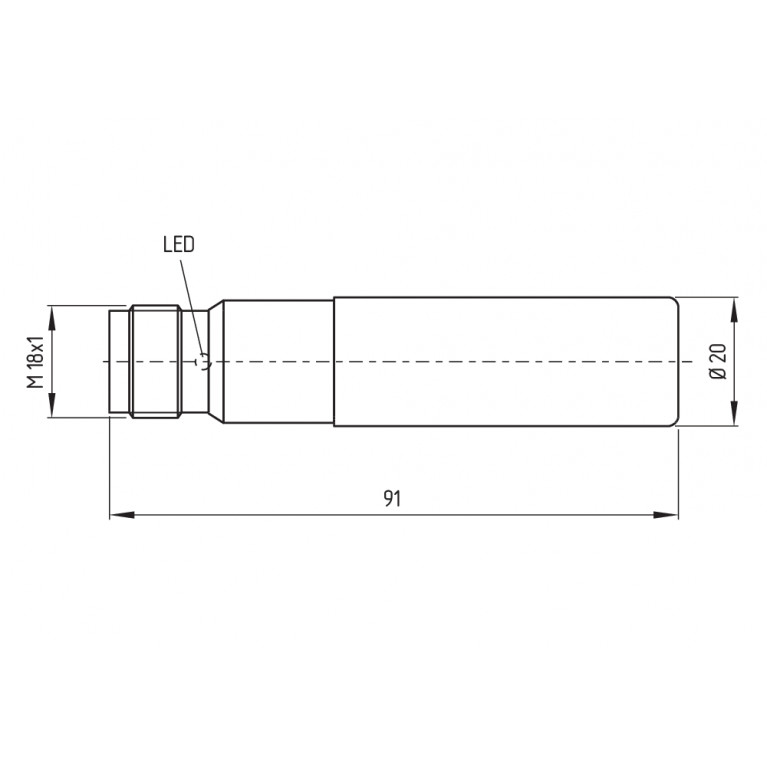Индуктивный датчик IFL 10-200L-11STP