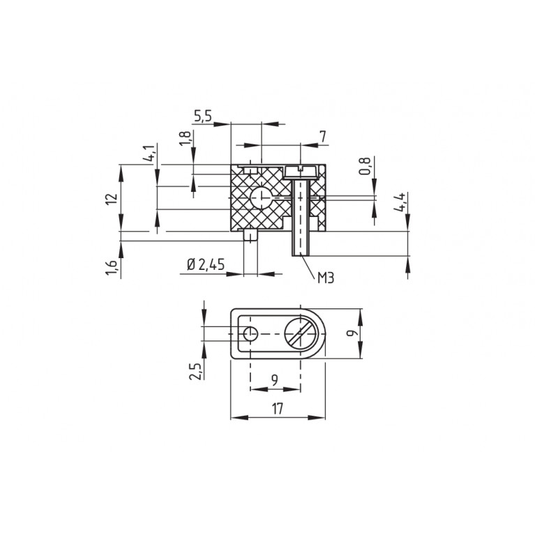 Крепежный элемент ACC-IFL-MOCL-H4