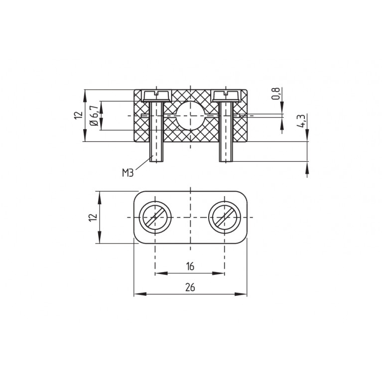 Крепежный элемент ACC-IFL-MOCL-H6.5