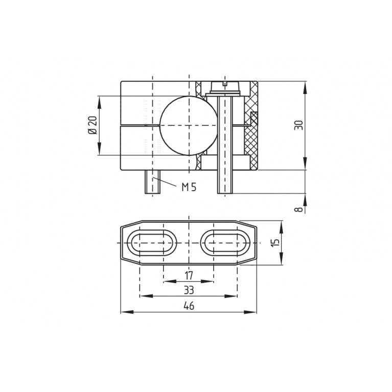 Крепежный элемент ACC-IFL-MOCL-H20