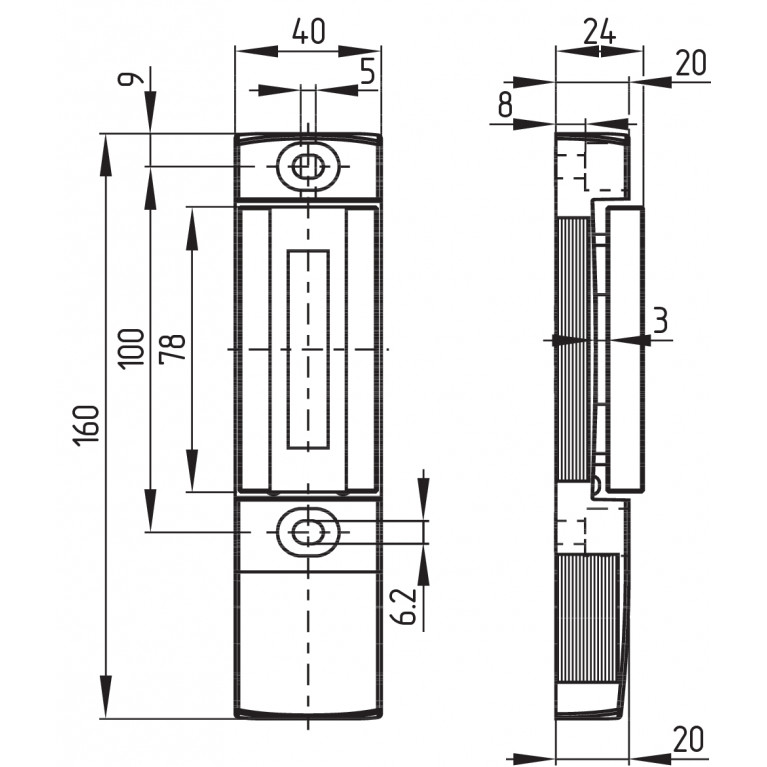 Электромагнитный блокиратор MZM 100-B1.1