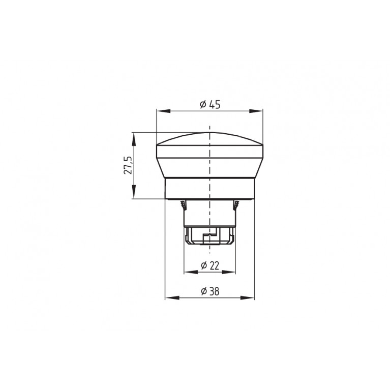 Кнопка U-EX-RDRZ45GN