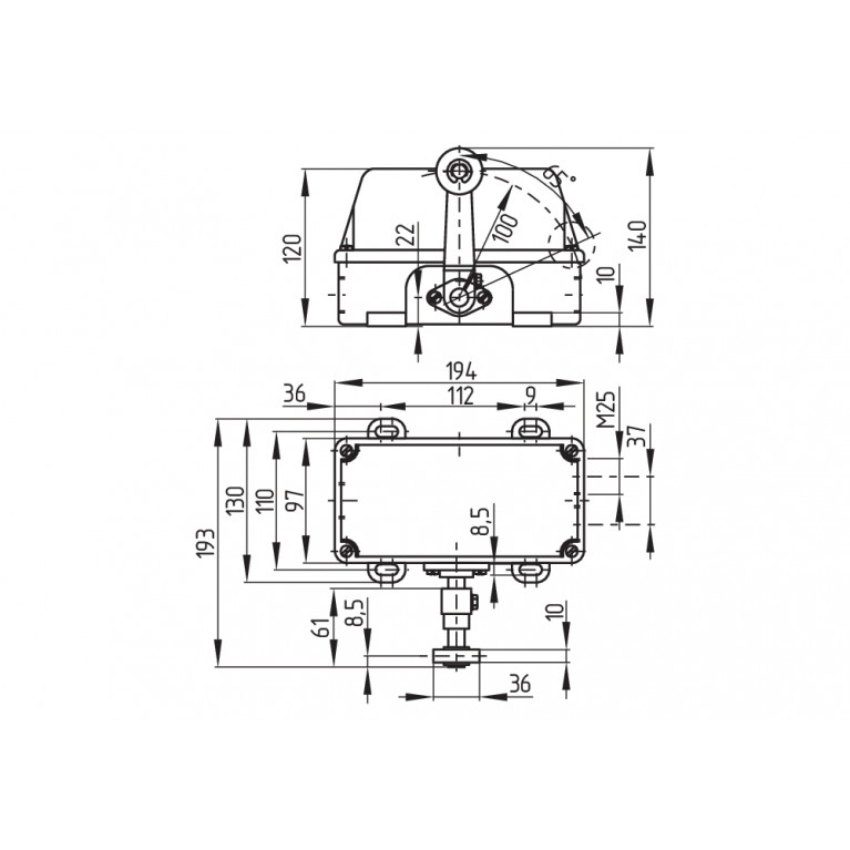 Позиционный выключатель M2A 471-21/21Y
