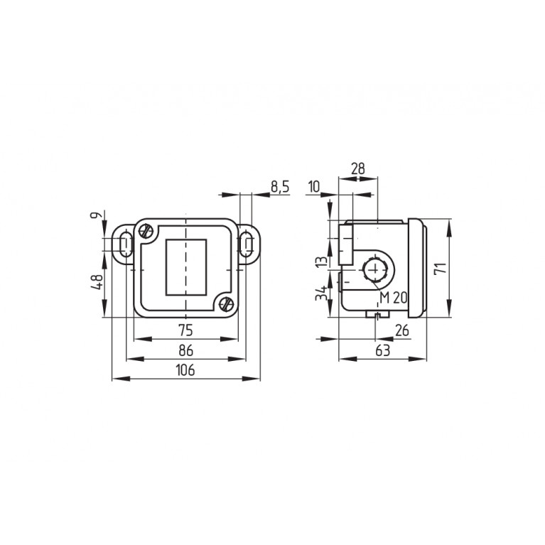 Позиционный выключатель TL 422-01Y-RMS